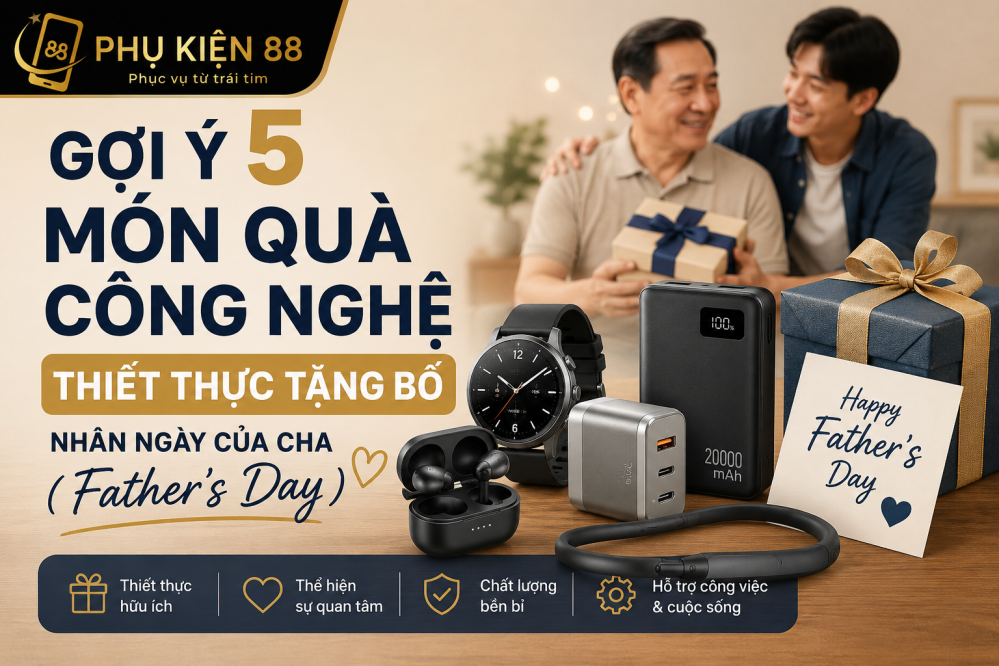 Gợi ý 5 món quà công nghệ thiết thực tặng Bố Ngày của Cha