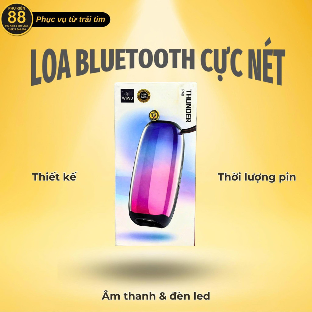 Loa bluetooth WIWU Thunder P40