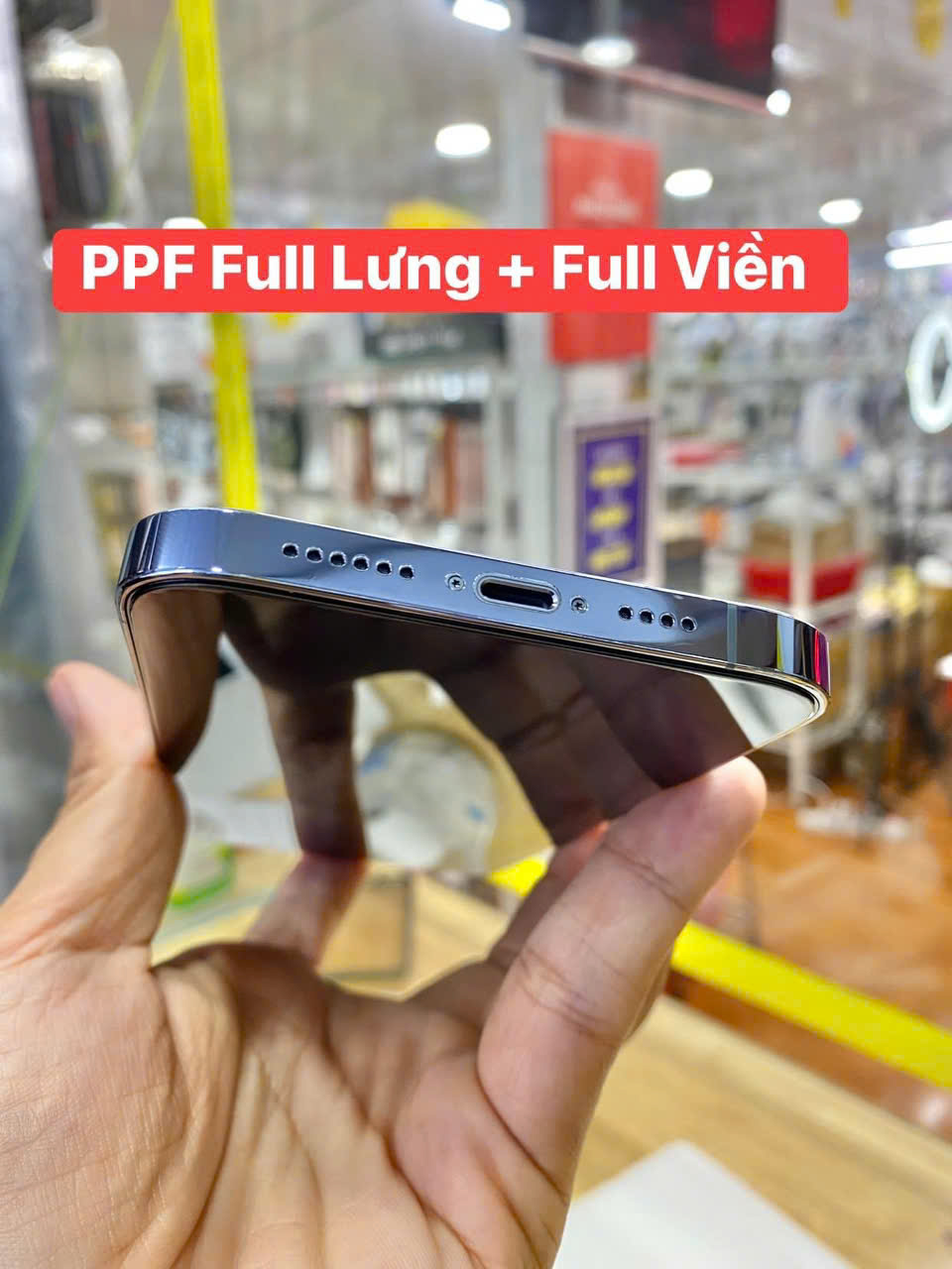 Điện thoại sau khi dán PPF USA