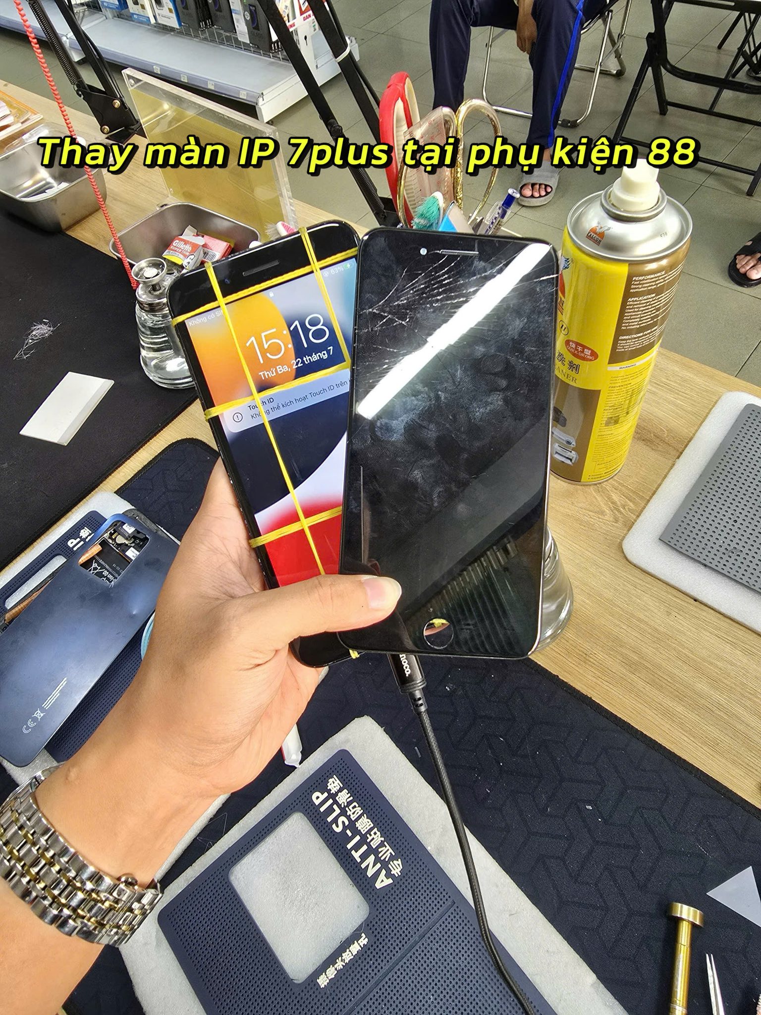 Điện thoại sau khi dán PPF USA