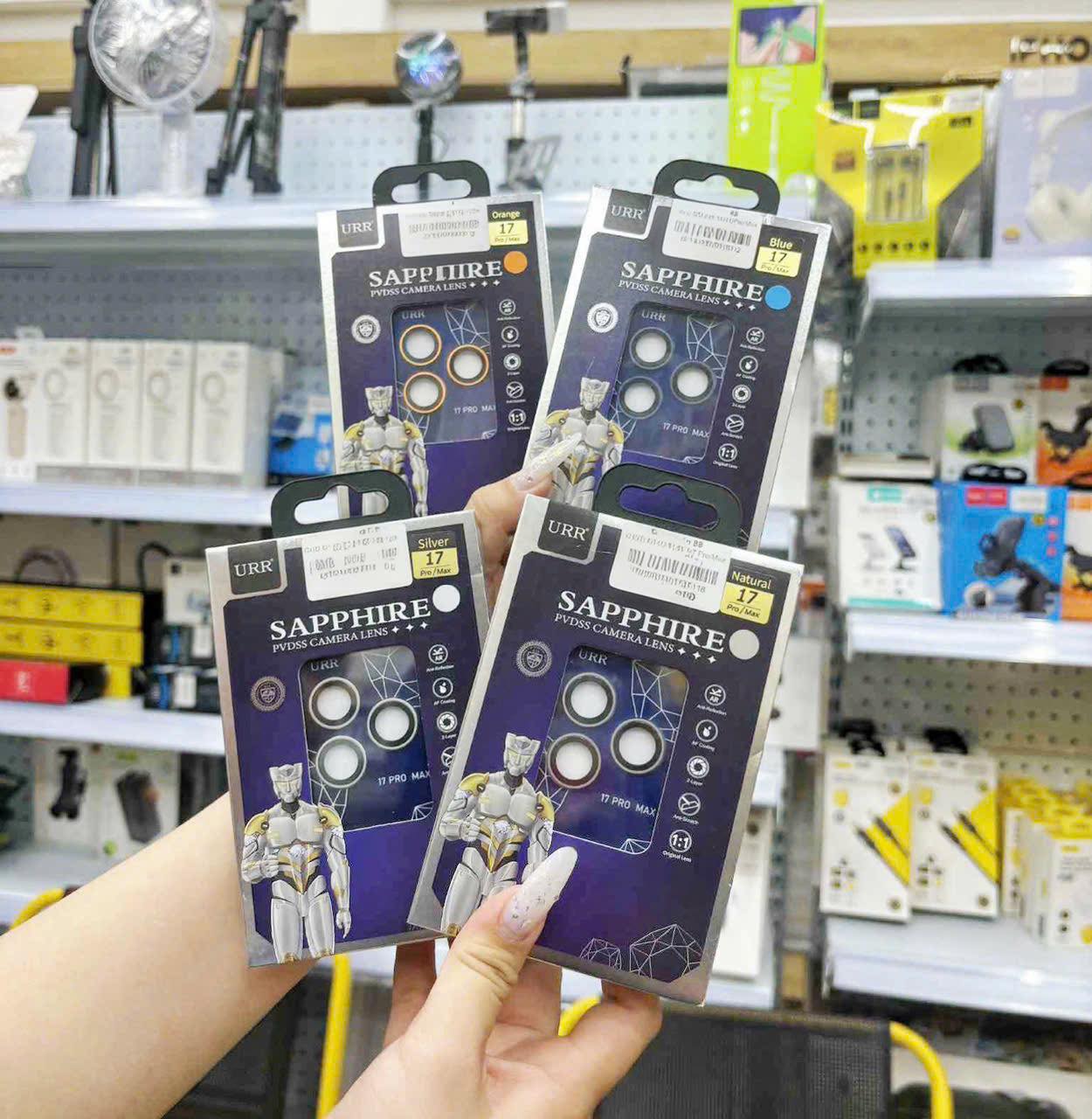 BẢO VỆ CAMERA IPHONE 17 KÍNH SAPPHIRE