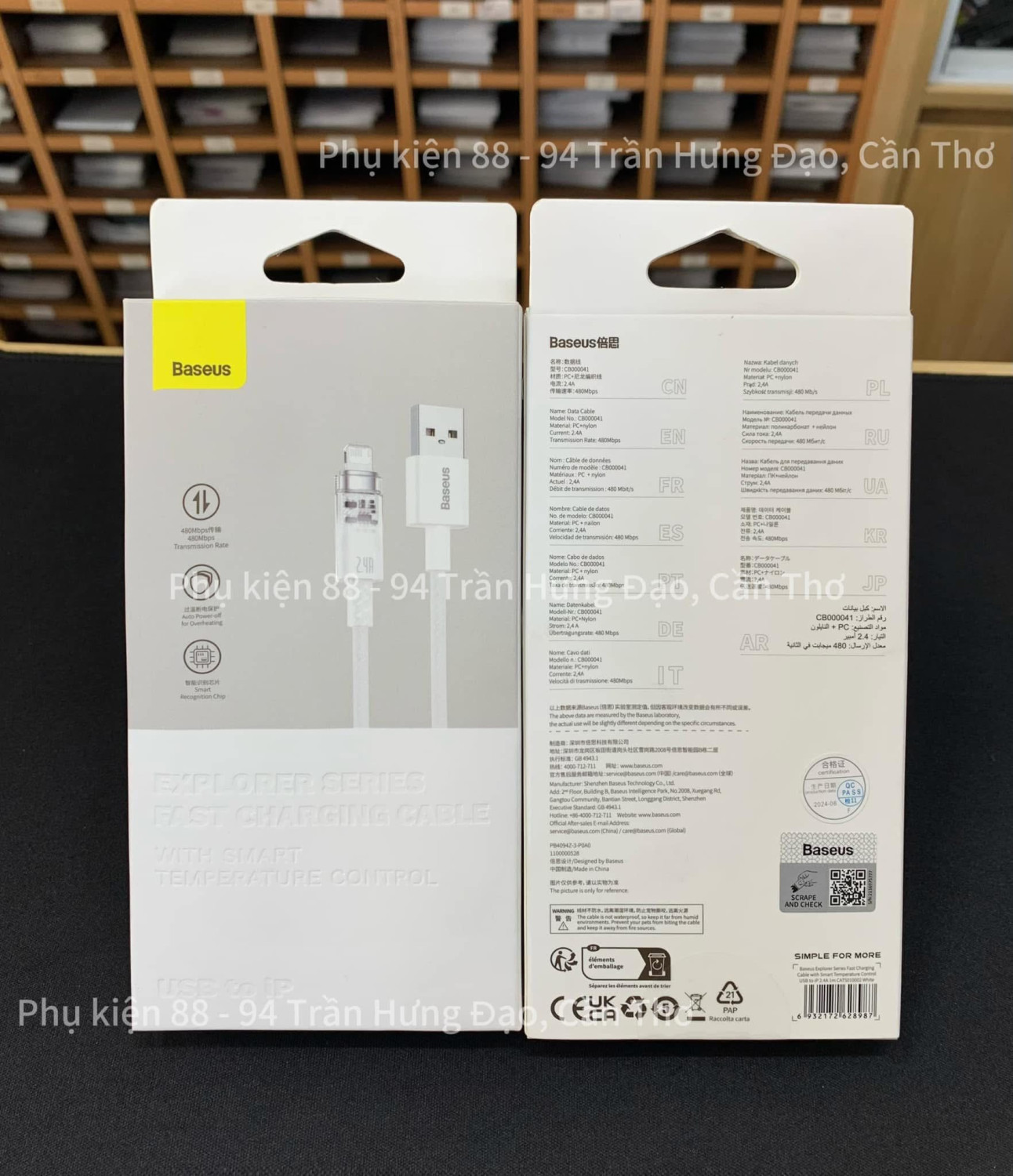 CÁP SẠC NHANH BASEUS USB TO IP