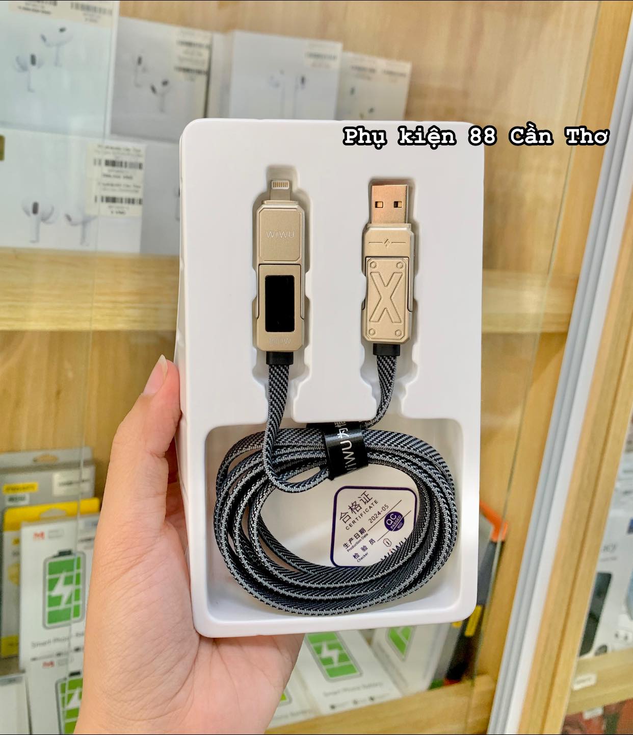 Cáp sạc nhanh WIWU Titan 4in1 100W Wi-C039