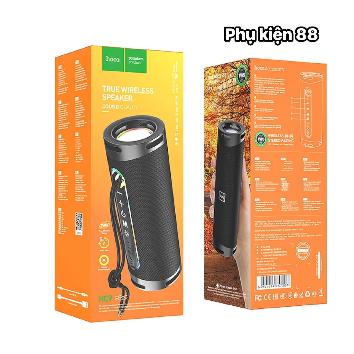 LOA BLUETOOTH HOCO HC9 – NHỎ GỌN, ÂM CỰC CHẤT